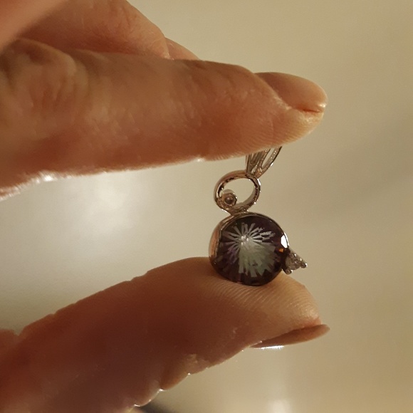 New Stunning Mystic Topaz Silver Rabbit Ears Pendant Necklace. - Picture 6 of 8